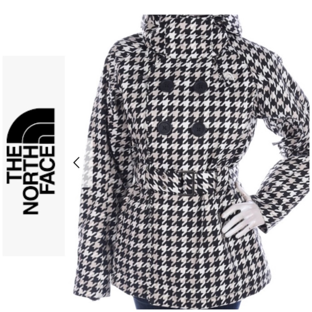NEW North Face houndstooth ski Recco jacket. Small